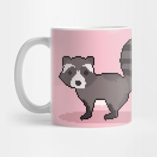 Jungle Elegance: Pixel Art Civet Design for Trendy Fashion Mug